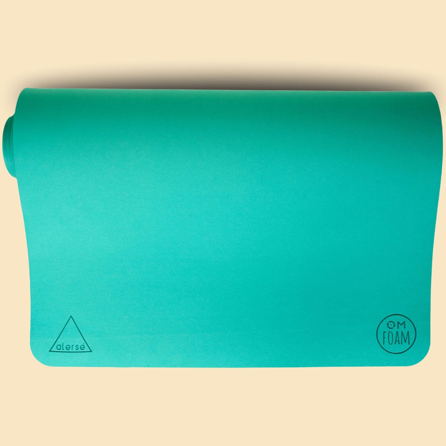 Alerse LIGHT Yoga Mat - Premium 6mm thick, 2.5lbs. - Tulum (Teal Color)